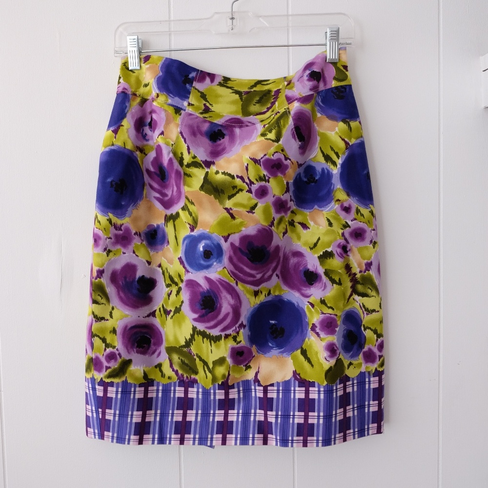 Anthropologie Floral Skirt